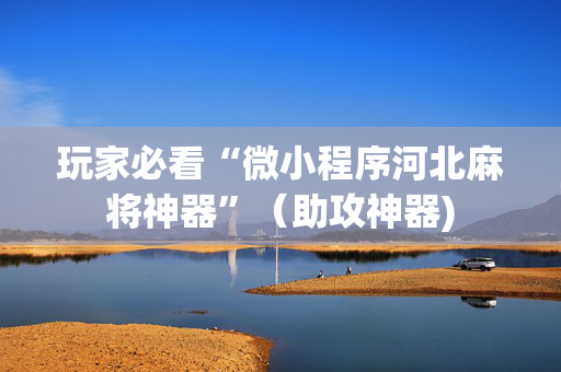 玩家必看“微小程序河北麻将神器”（助攻神器)