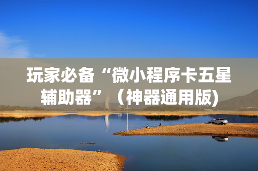 玩家必备“微小程序卡五星辅助器”（神器通用版)