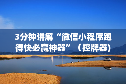 3分钟讲解“微信小程序跑得快必赢神器”（控牌器)