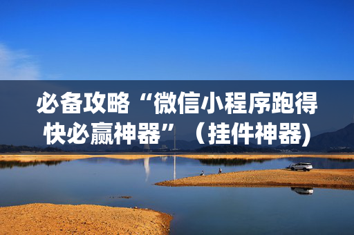必备攻略“微信小程序跑得快必赢神器”（挂件神器)