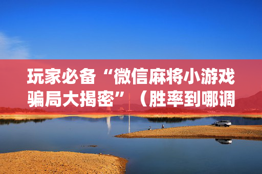 玩家必备“微信麻将小游戏骗局大揭密”（胜率到哪调)