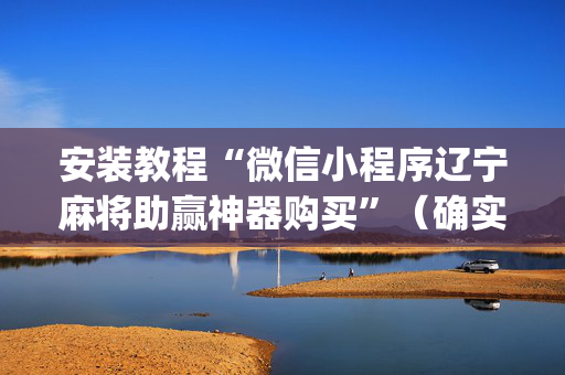 安装教程“微信小程序辽宁麻将助赢神器购买”（确实有插件吗)