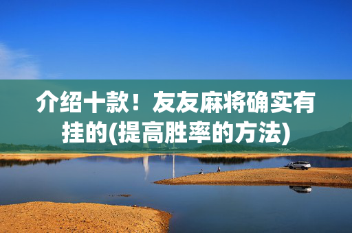 介绍十款！友友麻将确实有挂的(提高胜率的方法)