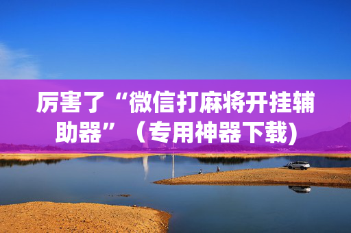 厉害了“微信打麻将开挂辅助器”（专用神器下载)