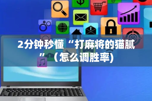 2分钟秒懂“打麻将的猫腻”（怎么调胜率)