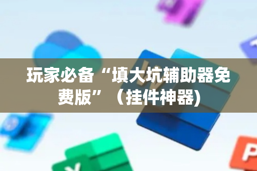 玩家必备“填大坑辅助器免费版”（挂件神器)