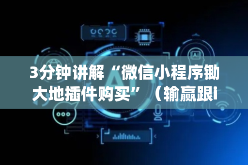 3分钟讲解“微信小程序锄大地插件购买”（输赢跟id号有关系吗)