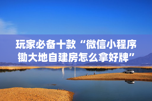 玩家必备十款“微信小程序锄大地自建房怎么拿好牌”（为什么有人一直赢)
