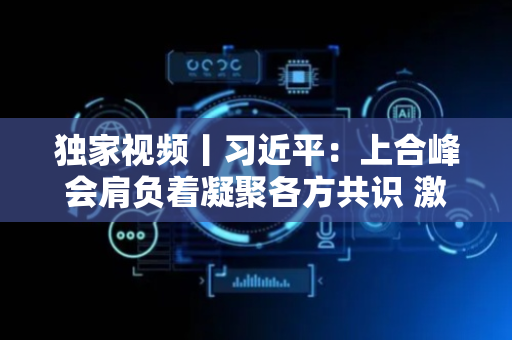 独家视频丨习近平：上合峰会肩负着凝聚各方共识 激发合作动能 擘画发展蓝图的重要使命