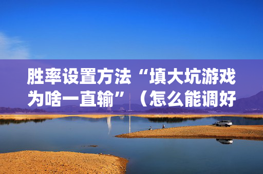 胜率设置方法“填大坑游戏为啥一直输”（怎么能调好牌)