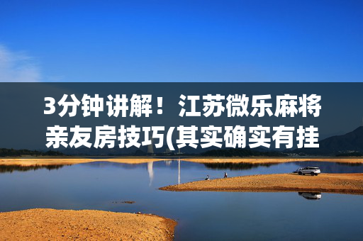 3分钟讲解！江苏微乐麻将亲友房技巧(其实确实有挂)