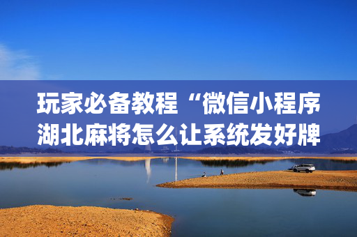 玩家必备教程“微信小程序湖北麻将怎么让系统发好牌”（万能开挂器)