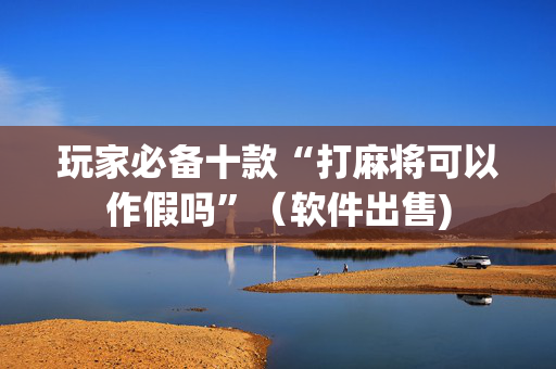 玩家必备十款“打麻将可以作假吗”（软件出售)