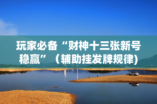 玩家必备“财神十三张新号稳赢”（辅助挂发牌规律)