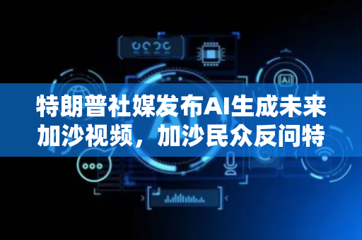 特朗普社媒发布AI生成未来加沙视频，加沙民众反问特朗普