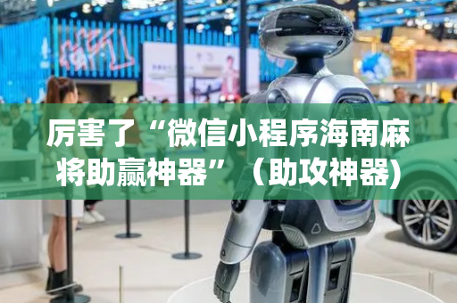 厉害了“微信小程序海南麻将助赢神器”（助攻神器)