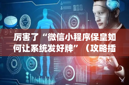 厉害了“微信小程序保皇如何让系统发好牌”（攻略插件)