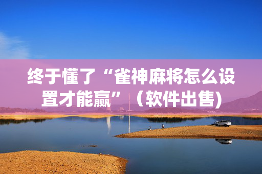 终于懂了“雀神麻将怎么设置才能赢”（软件出售)