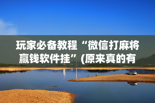 玩家必备教程“微信打麻将赢钱软件挂”(原来真的有挂)-抖音