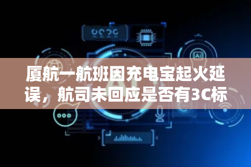 厦航一航班因充电宝起火延误，航司未回应是否有3C标识