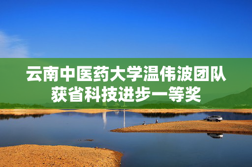 云南中医药大学温伟波团队获省科技进步一等奖