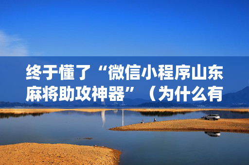 终于懂了“微信小程序山东麻将助攻神器”（为什么有人一直赢)