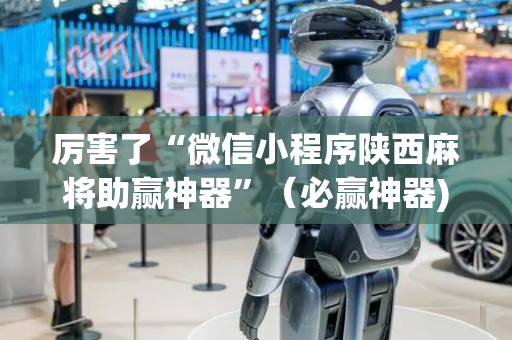 厉害了“微信小程序陕西麻将助赢神器”（必赢神器)