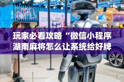 玩家必看攻略“微信小程序湖南麻将怎么让系统给好牌”（助赢神器)