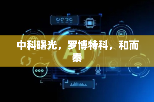 中科曙光，罗博特科，和而泰