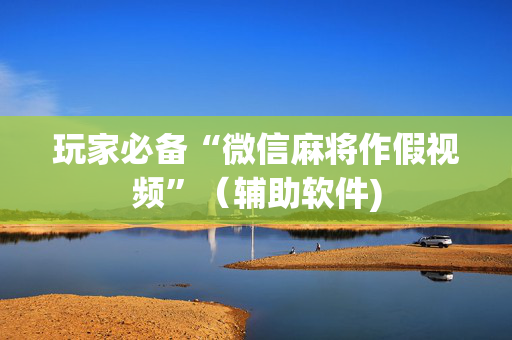 玩家必备“微信麻将作假视频”（辅助软件)