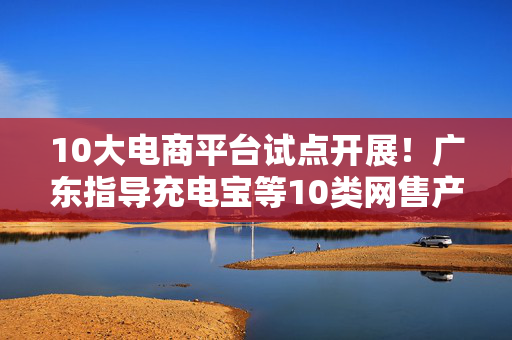 10大电商平台试点开展！广东指导充电宝等10类网售产品落实赋码追溯要求