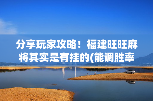 分享玩家攻略！福建旺旺麻将其实是有挂的(能调胜率吗)