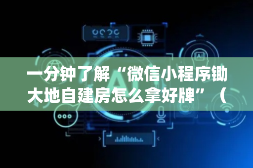 一分钟了解“微信小程序锄大地自建房怎么拿好牌”（辅牌器插件购买)