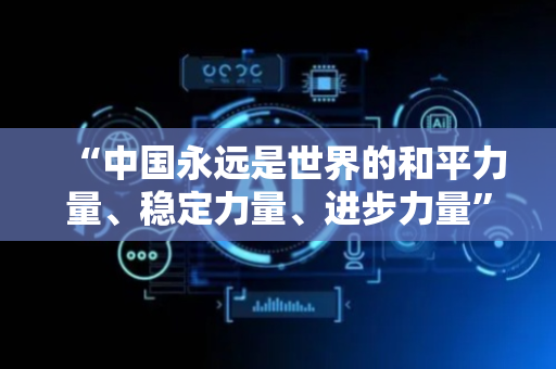 “中国永远是世界的和平力量、稳定力量、进步力量”——习近平总书记引领中国坚定不移走和平发展道路
