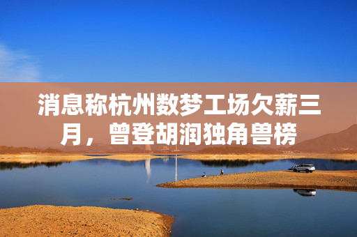 消息称杭州数梦工场欠薪三月，曾登胡润独角兽榜