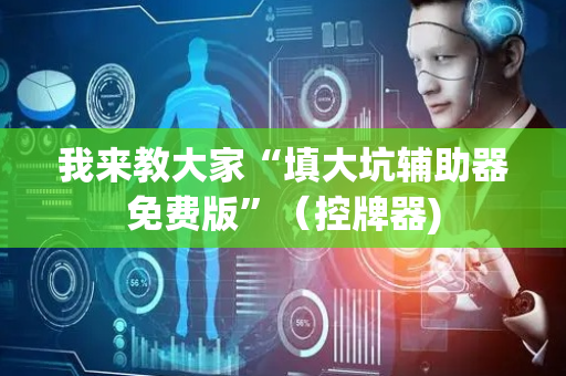 我来教大家“填大坑辅助器免费版”（控牌器)