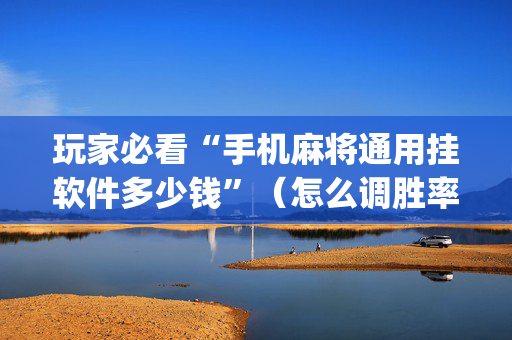 玩家必看“手机麻将通用挂软件多少钱”（怎么调胜率)