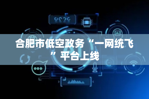 合肥市低空政务“一网统飞”平台上线
