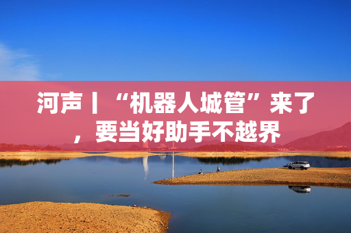河声丨“机器人城管”来了，要当好助手不越界