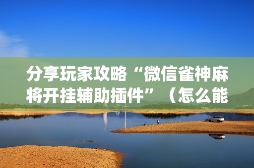 分享玩家攻略“微信雀神麻将开挂辅助插件”（怎么能得到好牌)