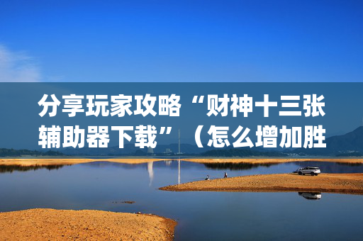 分享玩家攻略“财神十三张辅助器下载”（怎么增加胜率)