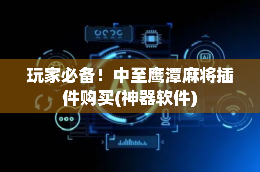 玩家必备！中至鹰潭麻将插件购买(神器软件)