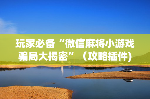 玩家必备“微信麻将小游戏骗局大揭密”（攻略插件)
