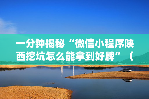一分钟揭秘“微信小程序陕西挖坑怎么能拿到好牌”（必赢神器)
