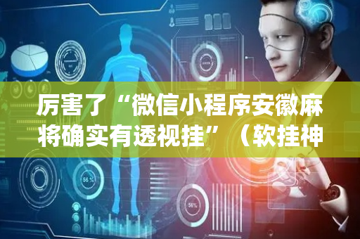 厉害了“微信小程序安徽麻将确实有透视挂”（软挂神器)