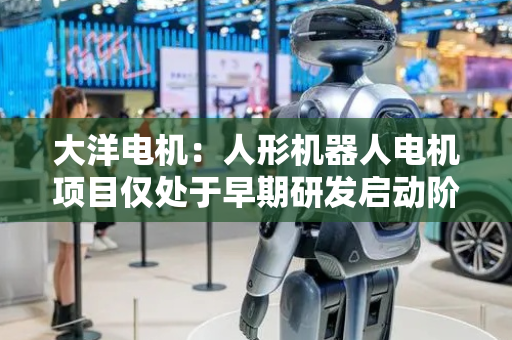 大洋电机：人形机器人电机项目仅处于早期研发启动阶段