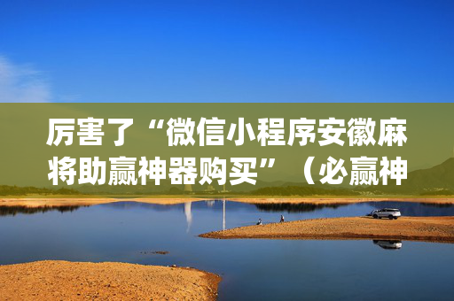 厉害了“微信小程序安徽麻将助赢神器购买”（必赢神器免费安装)