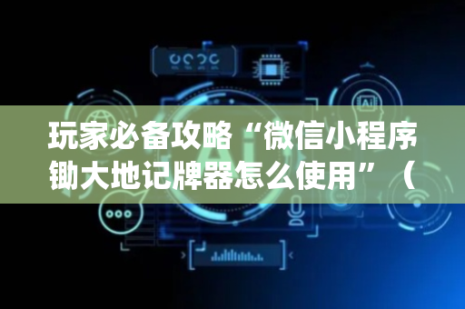 玩家必备攻略“微信小程序锄大地记牌器怎么使用”（透明挂辅助器)