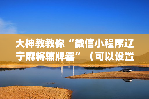 大神教教你“微信小程序辽宁麻将辅牌器”（可以设置输赢吗)