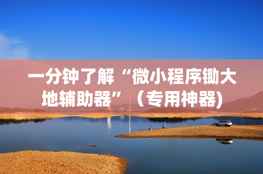 一分钟了解“微小程序锄大地辅助器”（专用神器)